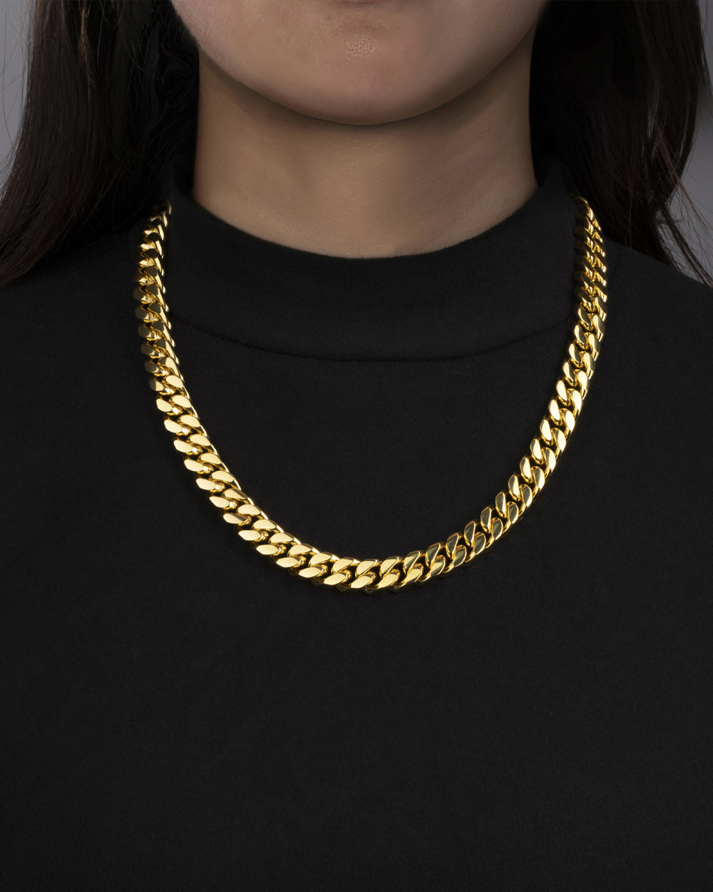 BOXED CLEAN CUBANA. - 12MM 18K GOLD