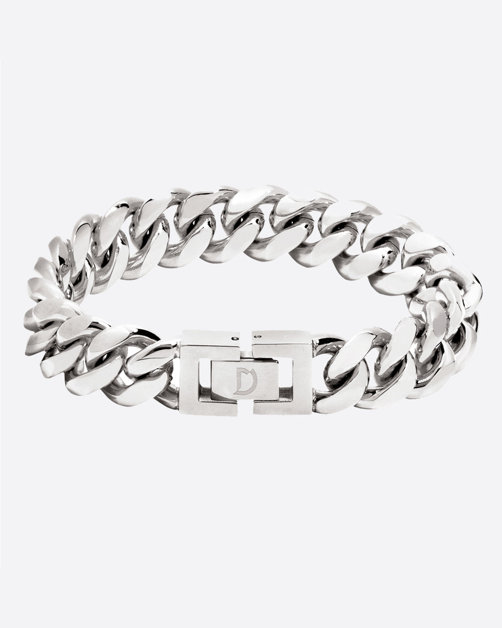 CLEAN CUBANA. - 12MM WHITE GOLD
