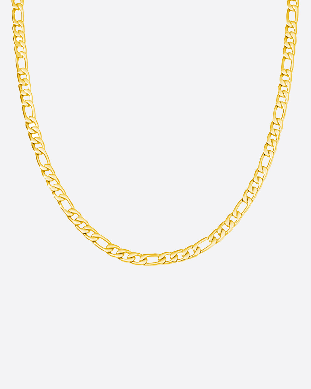 CLEAN FIGARO CHAIN. - 5MM 18K GOLD