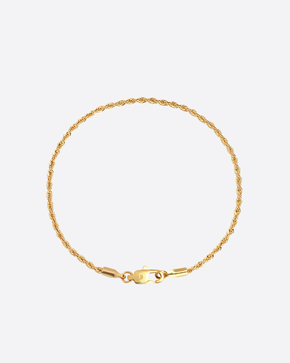 CLEAN ROPE BRACELET. - 2MM 18K GOLD