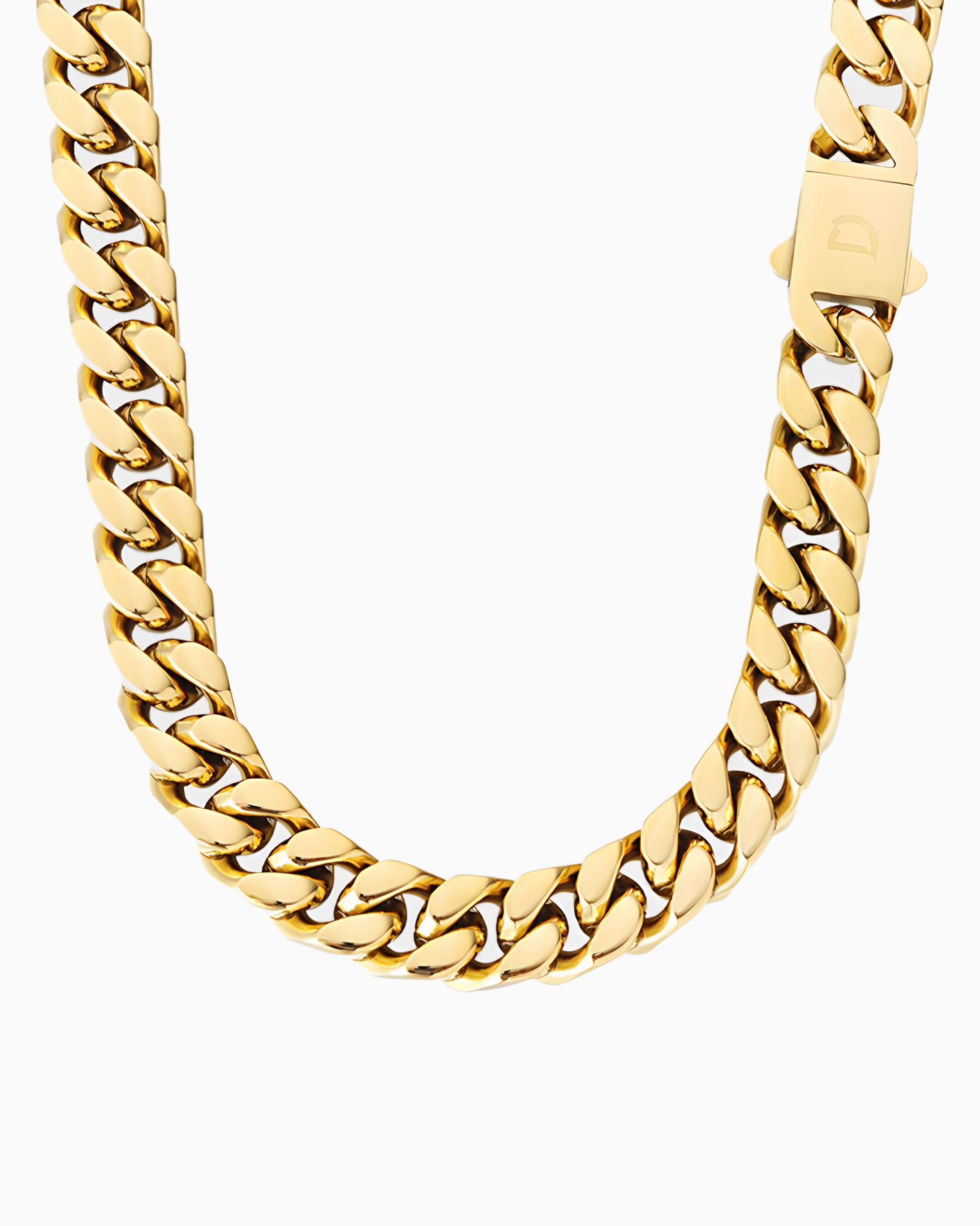 CLEAN BOXED CUBANA CHAIN. - 11MM GOLD