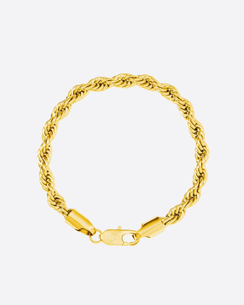 CLEAN ROPE BRACELET. - 6MM 18K GOLD