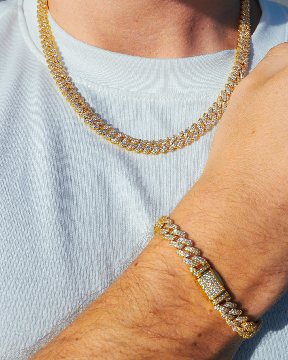 PRONG. - 9MM 18K GOLD