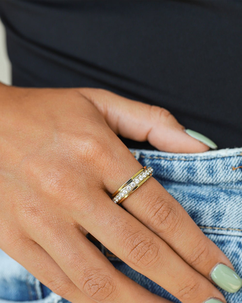 CARATS RING. - 14K GOLD - Drippy Amsterdam