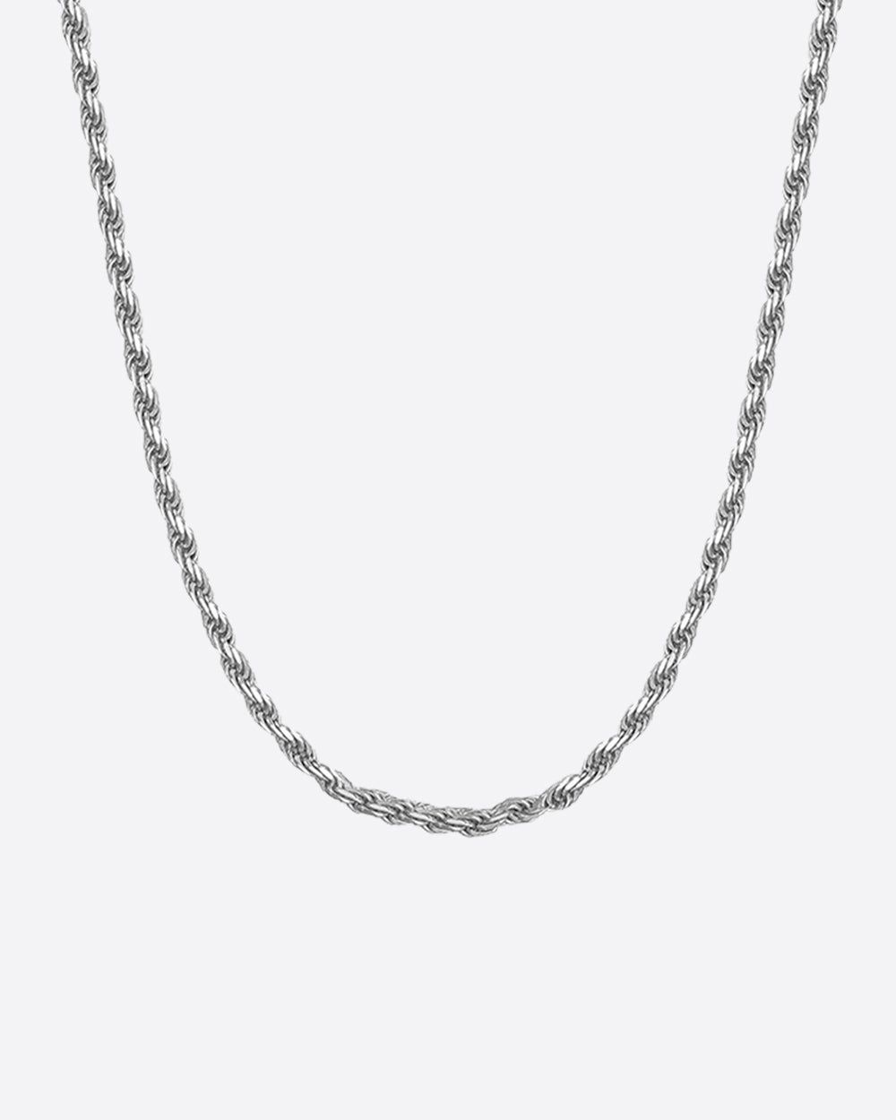 CLEAN ROPE 925. - 3MM WHITE GOLD - Drippy Amsterdam