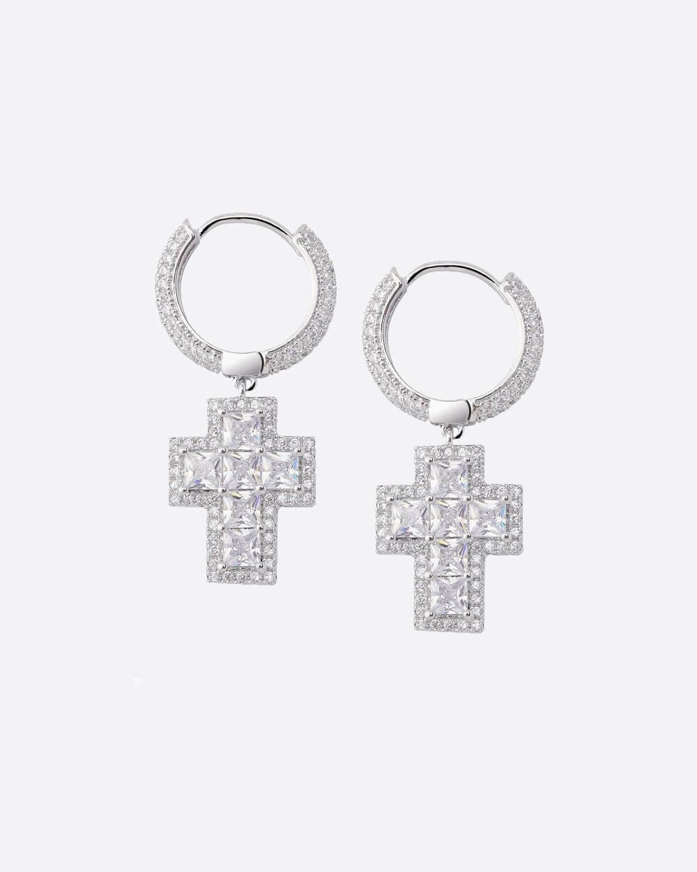 FROZEN CROSS. - WHITE GOLD - Drippy Amsterdam