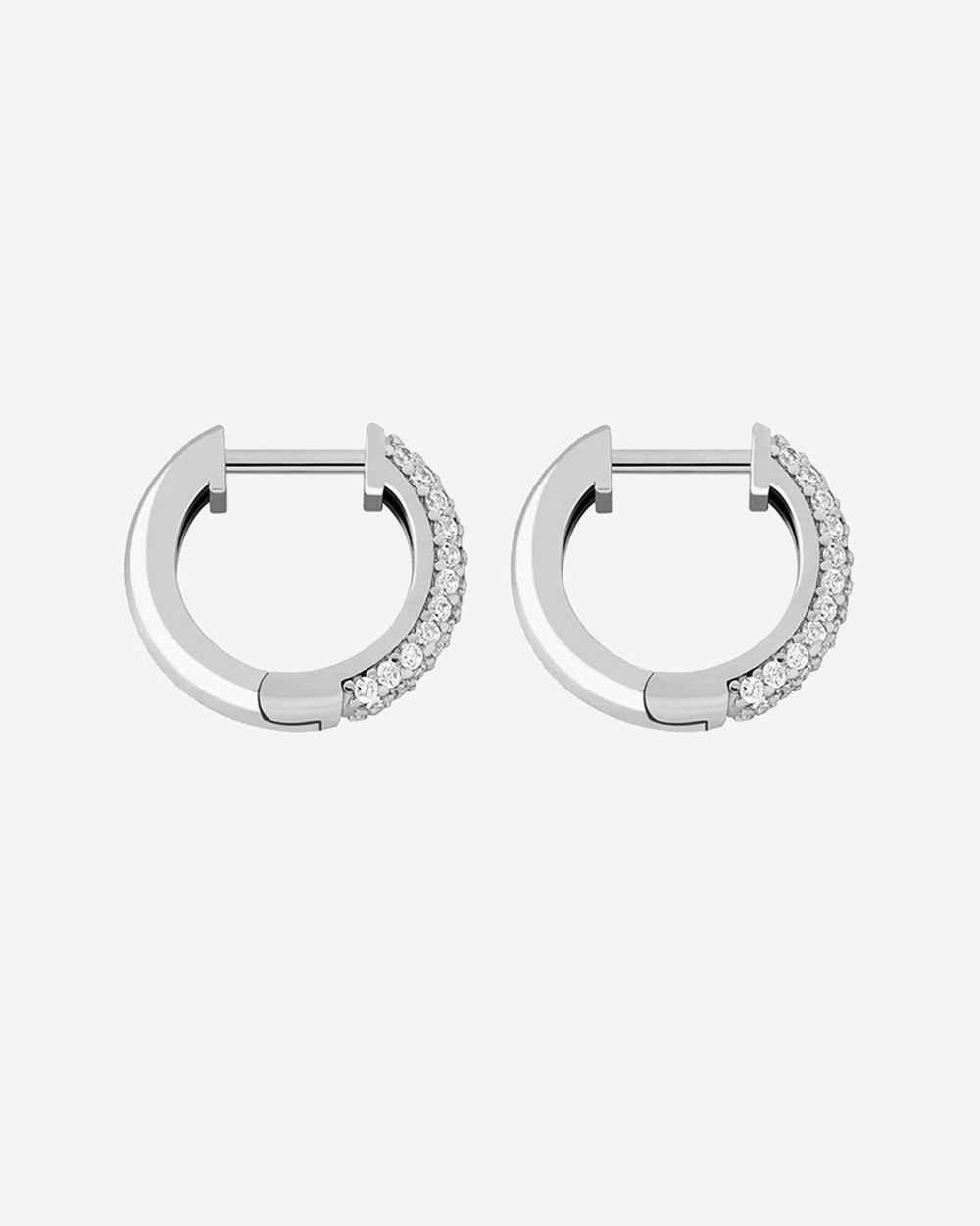 HOOPS 925. - WHITE GOLD - Drippy Amsterdam