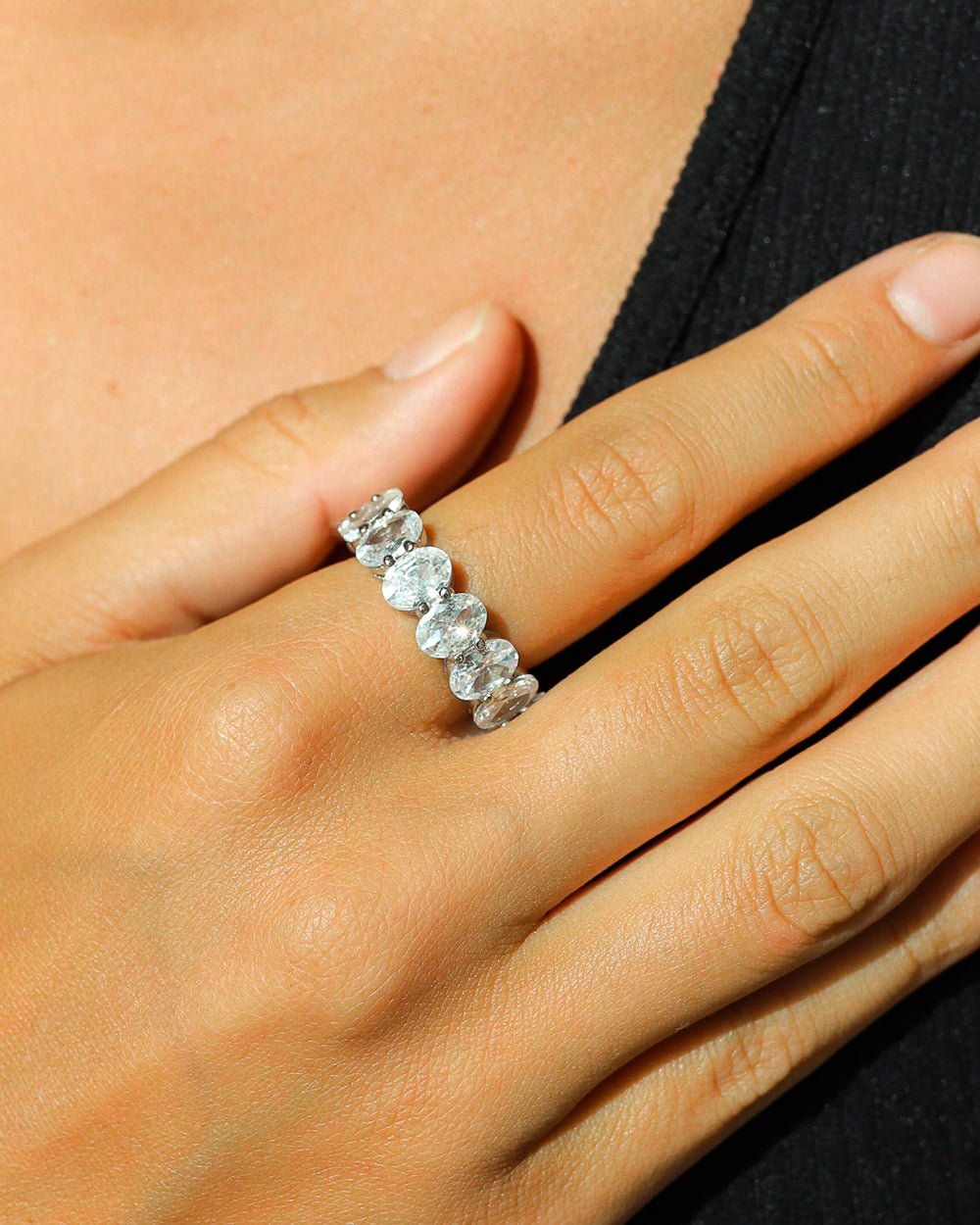 OVAL CUT BAND. - 925 - Drippy Amsterdam