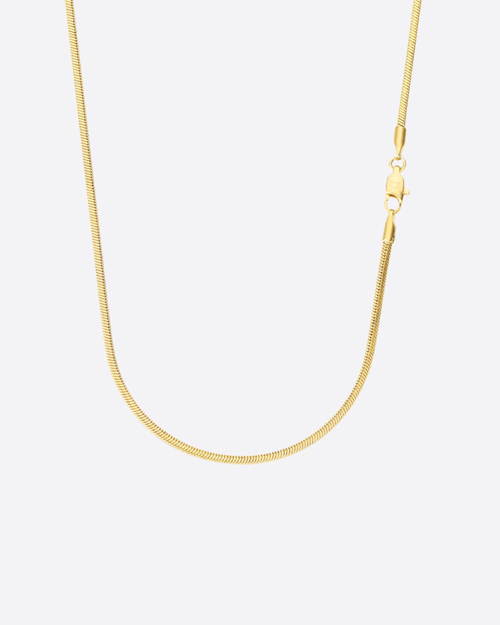 SNAKE CHAIN. - 4MM 18K GOLD - Drippy Amsterdam