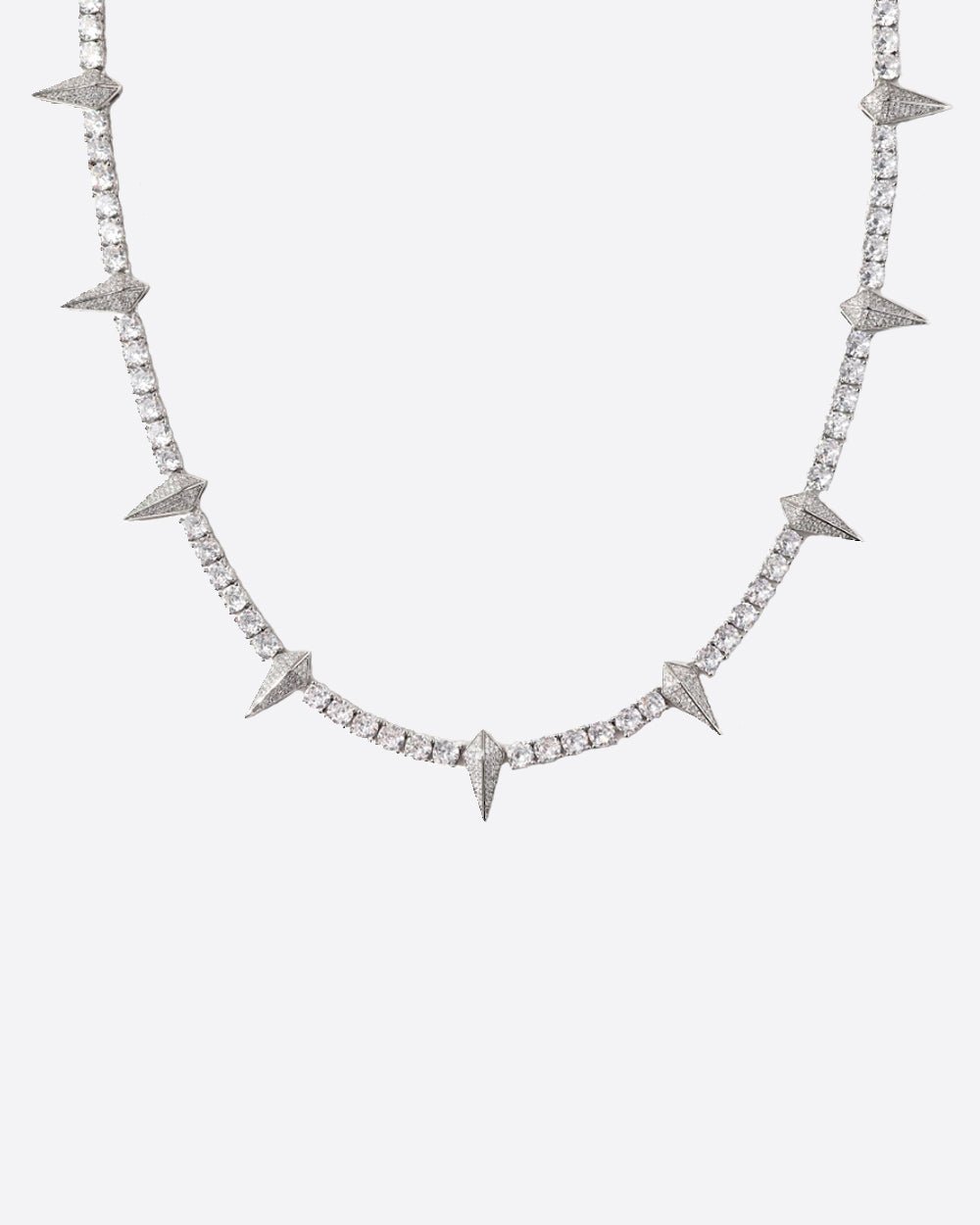 SPIKED BREAKER. 5MM - WHITE GOLD - Drippy Amsterdam