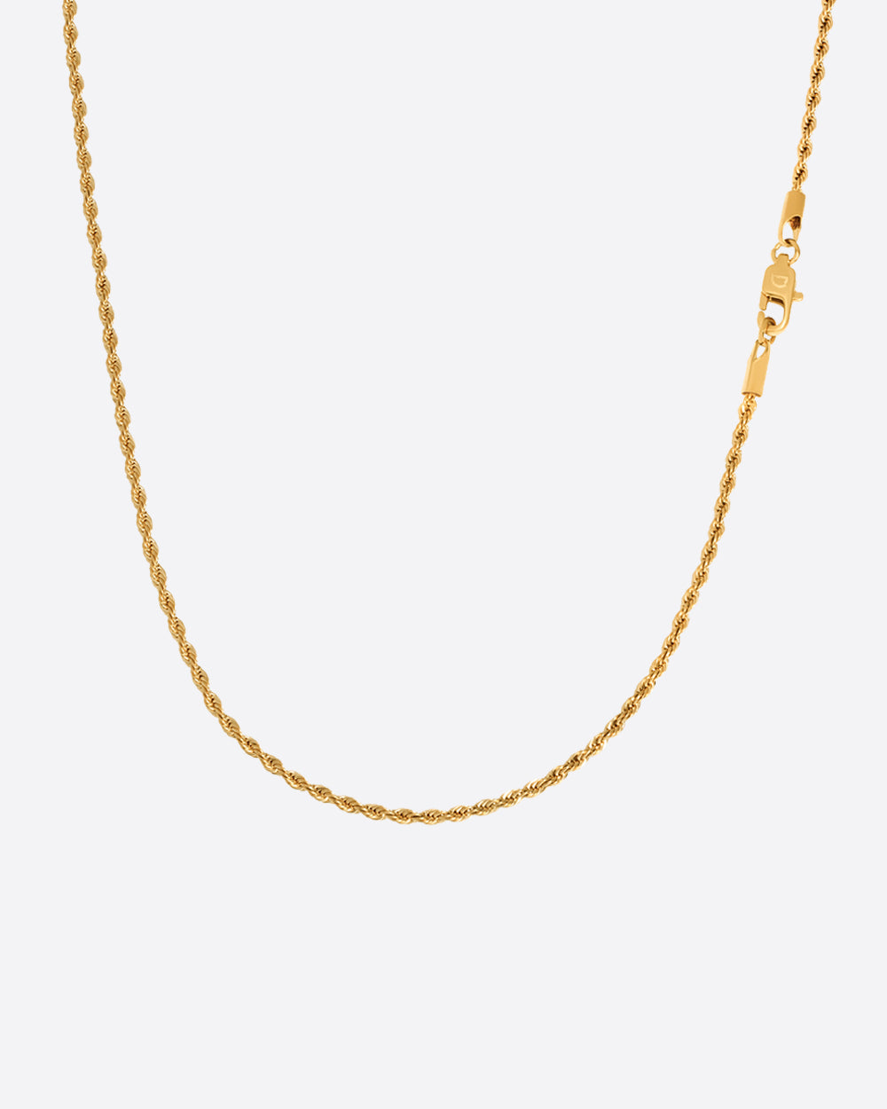 CLEAN ROPE CHAIN. - 2MM 18K GOLD