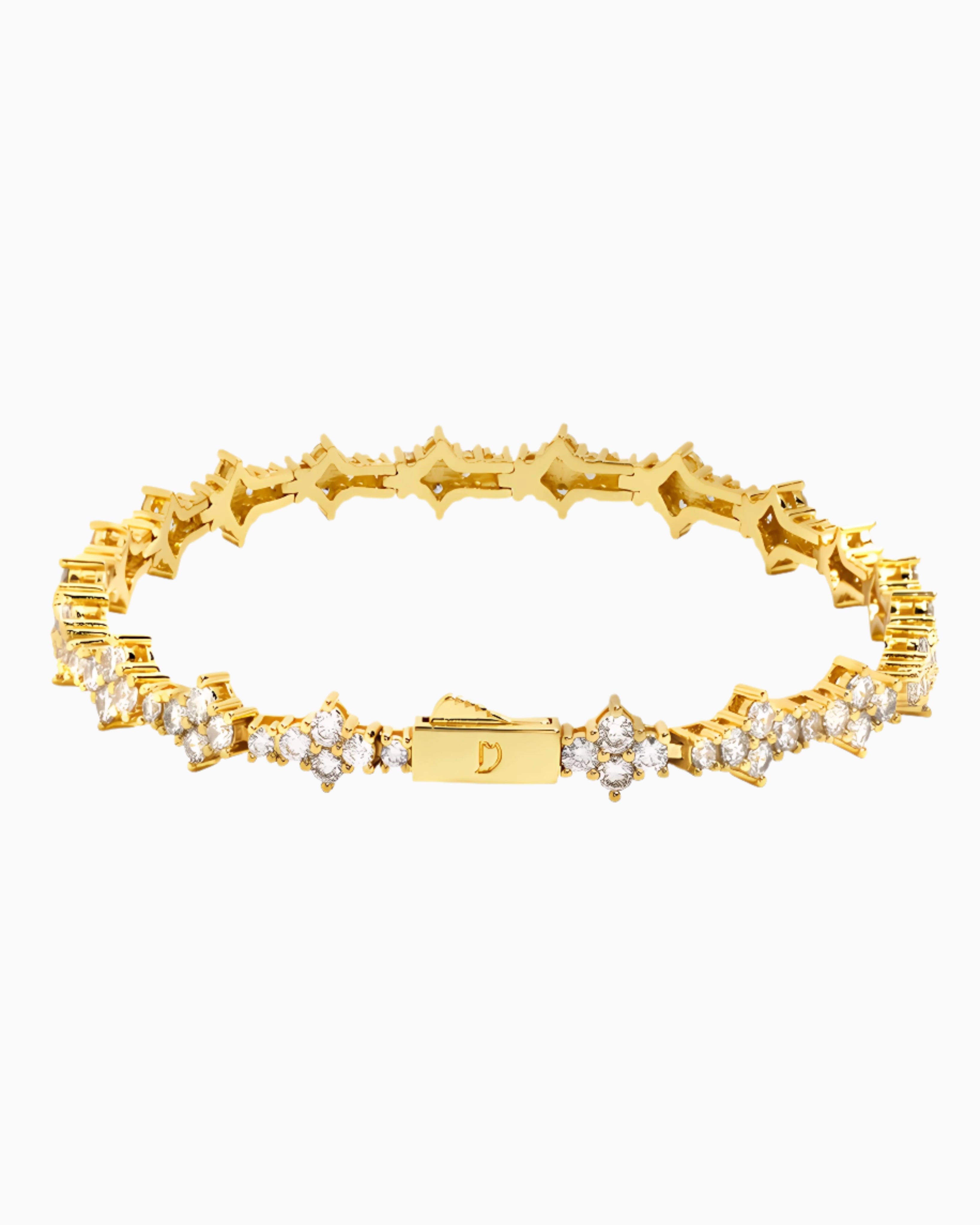 HONEYCOMB BRACELET. - 3MM GOLD