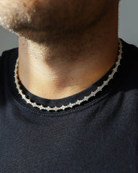 HONEYCOMB CHAIN. - 3MM 18K GOLD