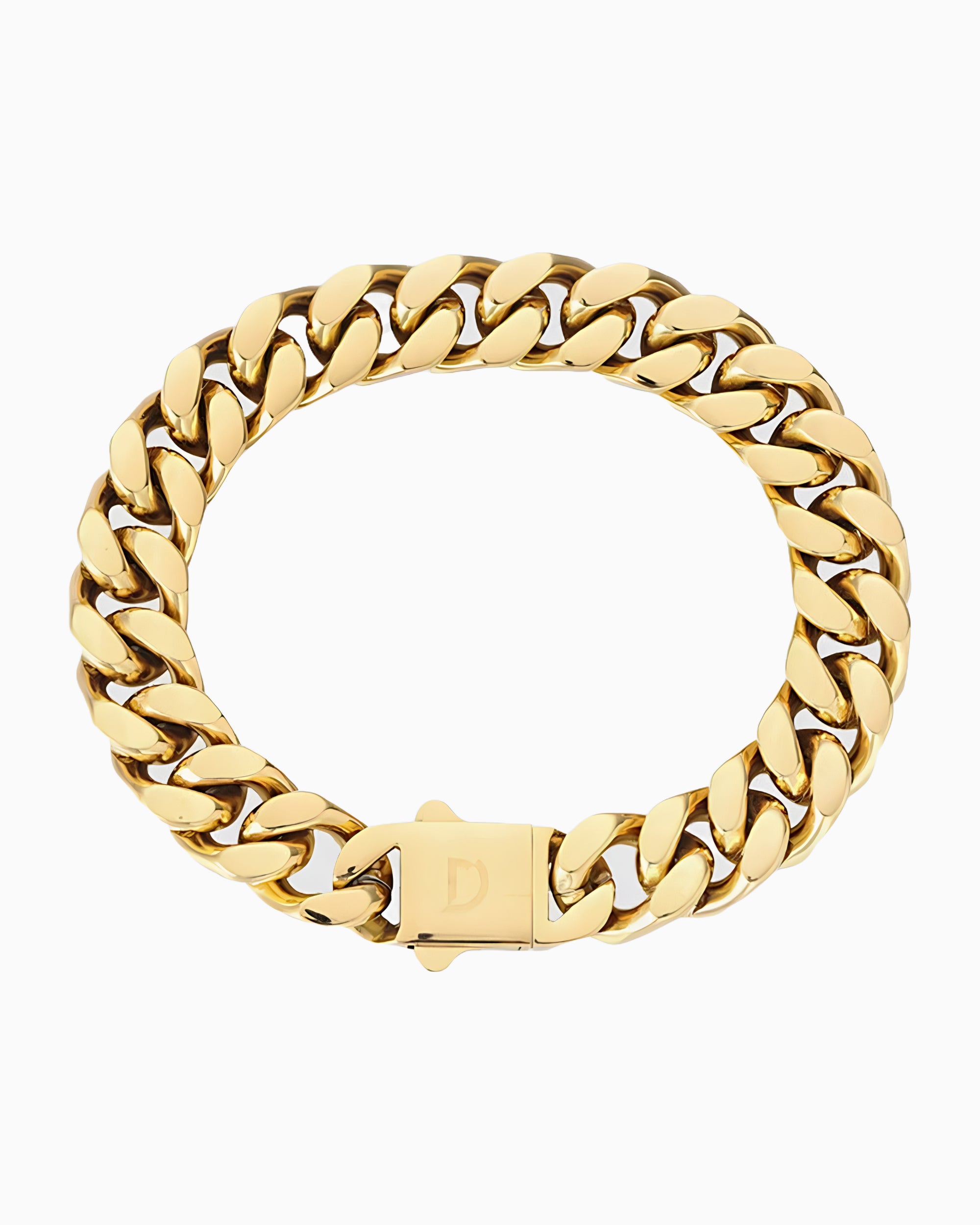 CLEAN BOXED CUBANA BRACELET. - 11MM GOLD